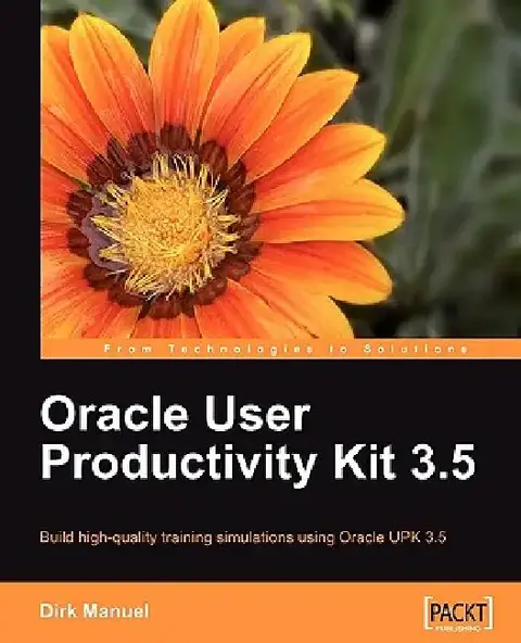 Cover of Oracle User Productivity Kit 3.5