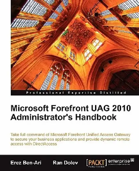 Cover of Microsoft Forefront Uag 2010 Administrator's Handbook