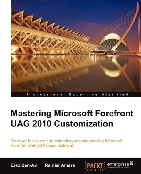 Cover of Mastering Microsoft Forefront Uag 2010 Customization