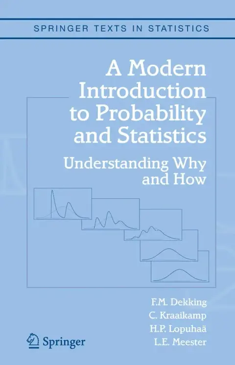 Cover of A Modern Introduction to Probability and Statistics