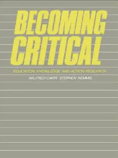 Cover of Becoming Critical