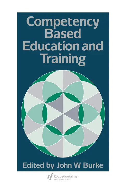 Cover of Competency Based Education and Training