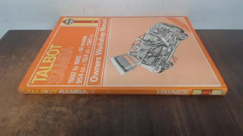 Cover of Talbot Samba 1982-85 Owner's Workshop Manual