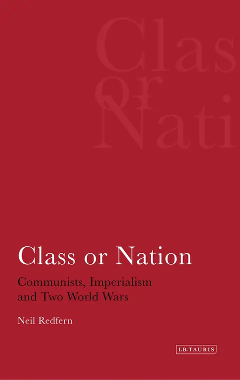 Cover of Class or Nation