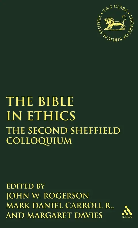 Cover of The Bible in Ethics
