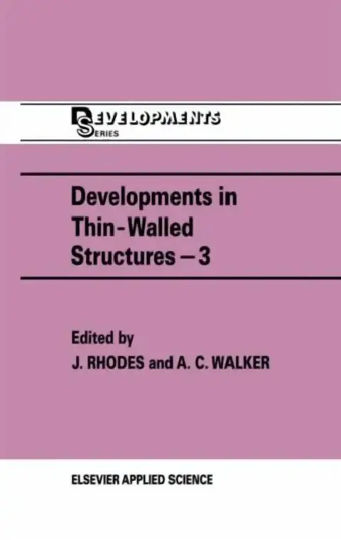 Cover of Developments in Thin-Walled Structures - 3