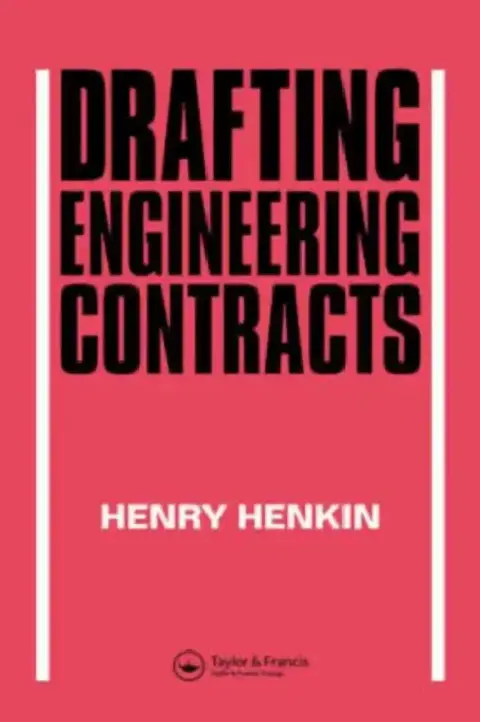 Cover of Drafting Engineering Contracts