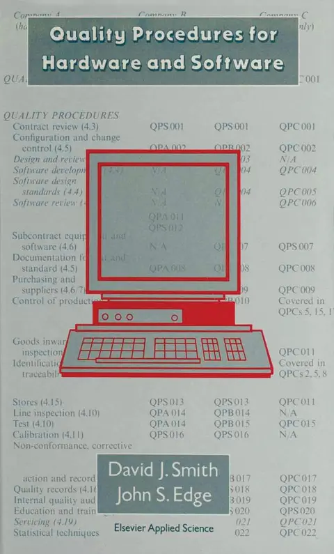 Cover of Quality Procedures for Hardware and Software