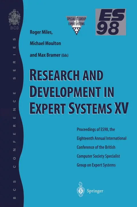 Cover of Research and Development in Expert Systems XV