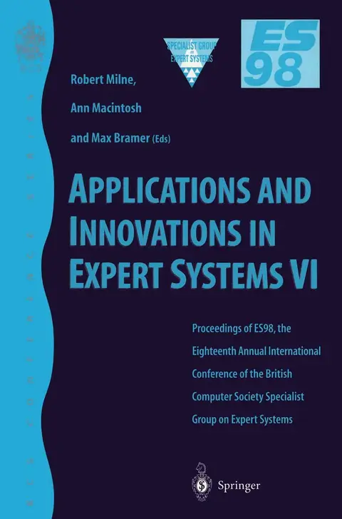 Cover of Applications and Innovations in Expert Systems VI