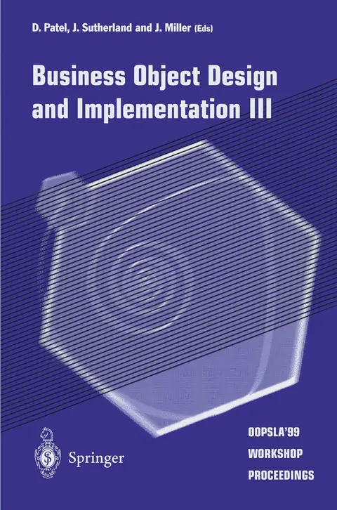 Cover of Business Object Design and Implementation III