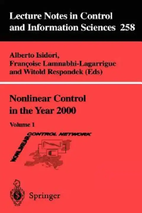 Cover of Nonlinear Control in the Year 2000