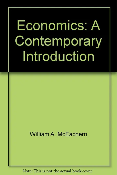 Cover of Economics A Contemporary Introduction
