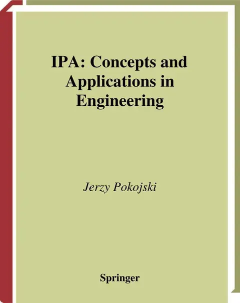 Cover of IPA ― Concepts and Applications in Engineering