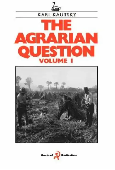 Cover of The Agrarian Question Volume 1