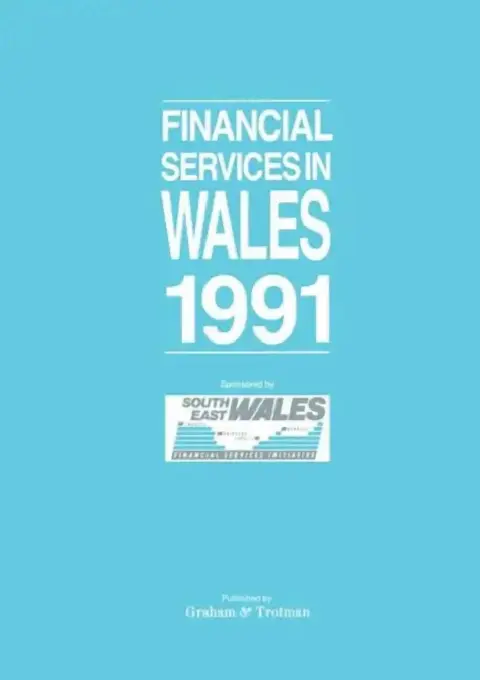 Cover of Financial Services in Wales 1991