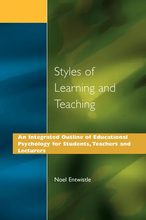 Cover of Styles of learning and teaching
