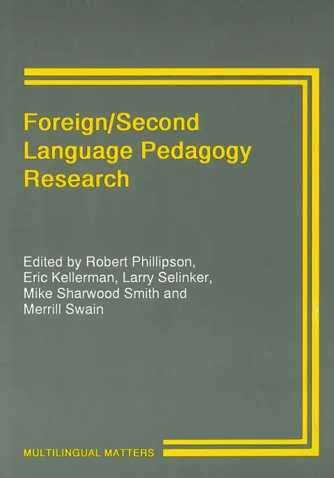 Cover of Foreign/Second Language Pedagogy Research
