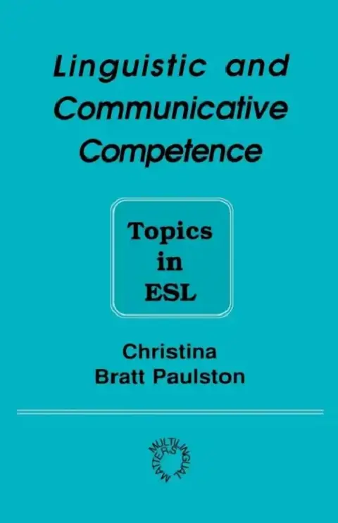 Cover of Linguistic and Communicative Competence