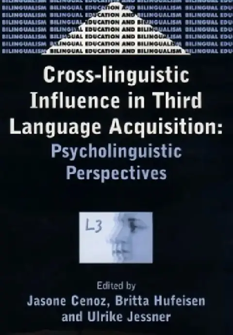 Cover of Cross-Linguistic Influence in Third Language Acquisition