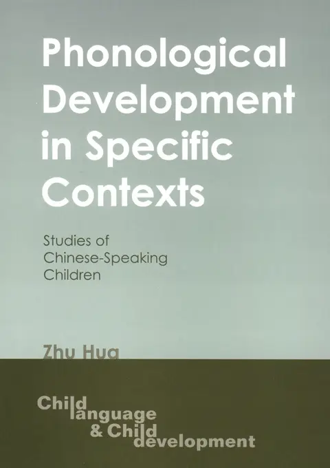 Cover of Phonological Development in Specific Contexts