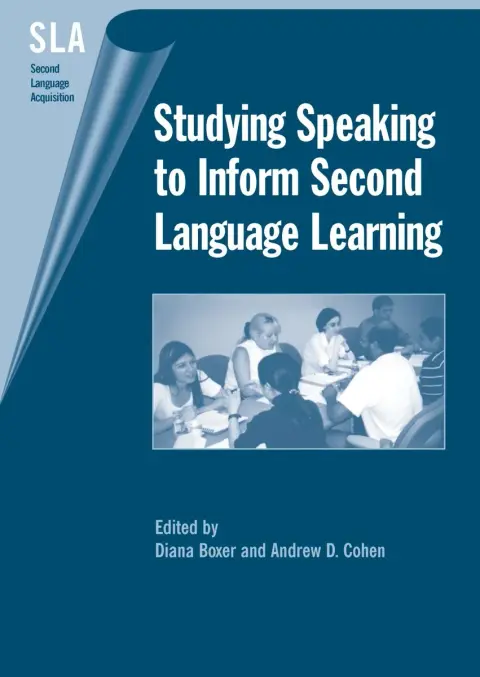 Cover of Studying Speaking to Inform Second Language Learning