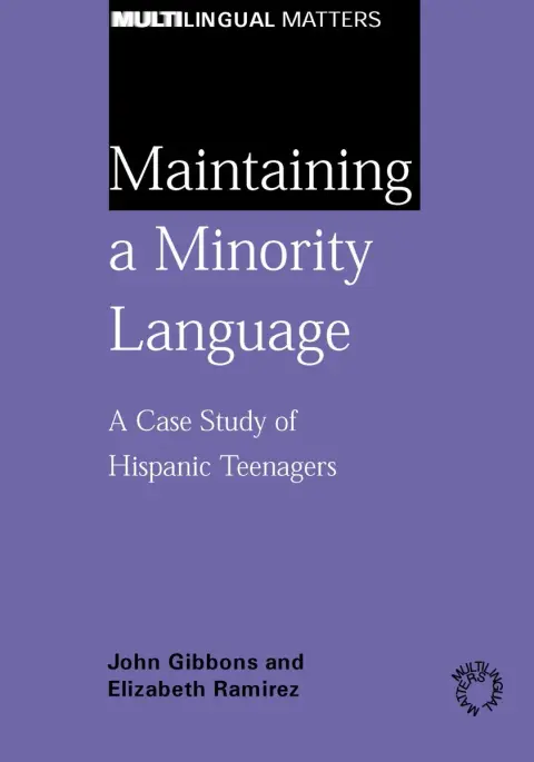 Cover of Maintaining a Minority Language