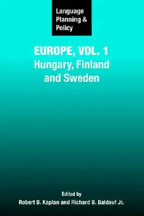 Cover of Language Planning and Policy in Europe, Vol. 1