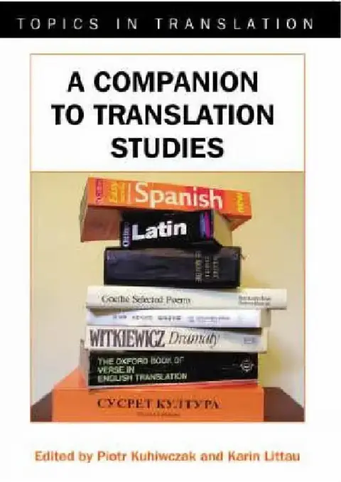 Cover of A Companion to Translation Studies