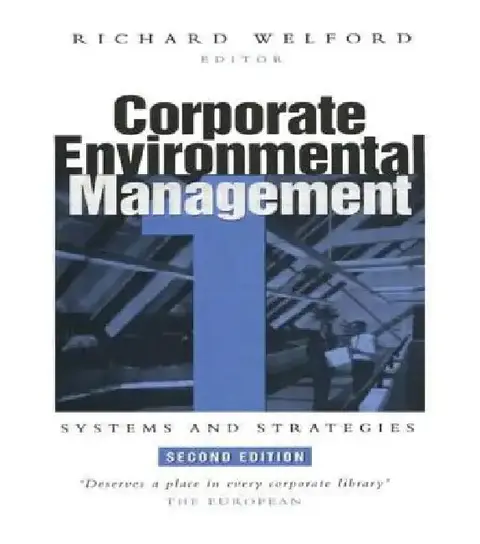 Cover of Corporate Environmental Management 1