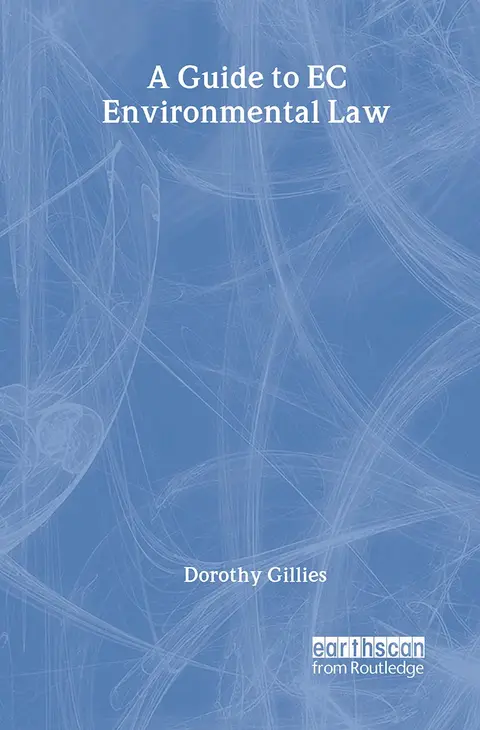 Cover of A Guide to EC Environmental Law