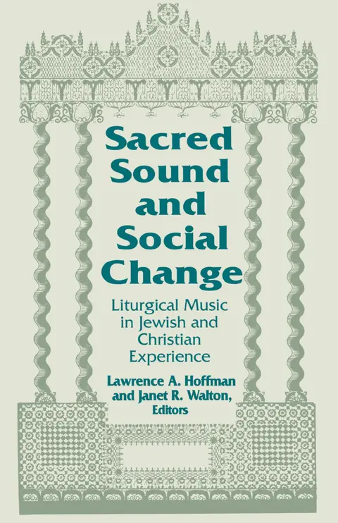 Cover of Sacred Sound and Social Change