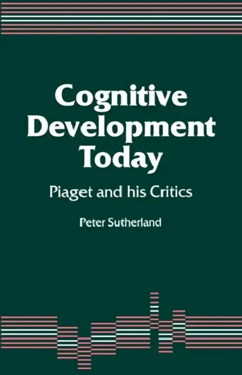 Cover of Cognitive Development Today