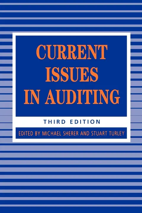 Cover of Current Issues in Auditing
