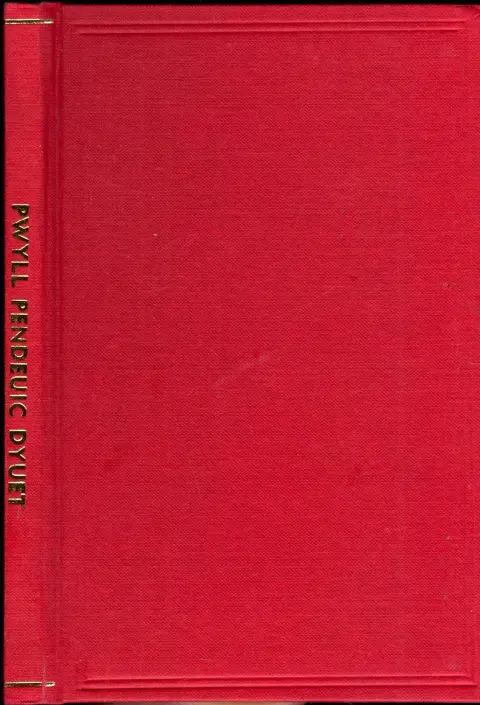 Cover of Pwyll Pendeuic Dyuet