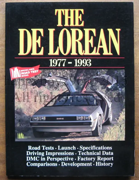 Cover of De Lorean, 1977-93