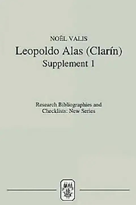 Cover of Leopoldo Alas [Clarín]