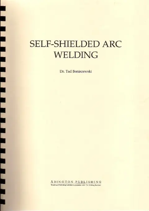 Cover of Self-Shielded Arc Welding