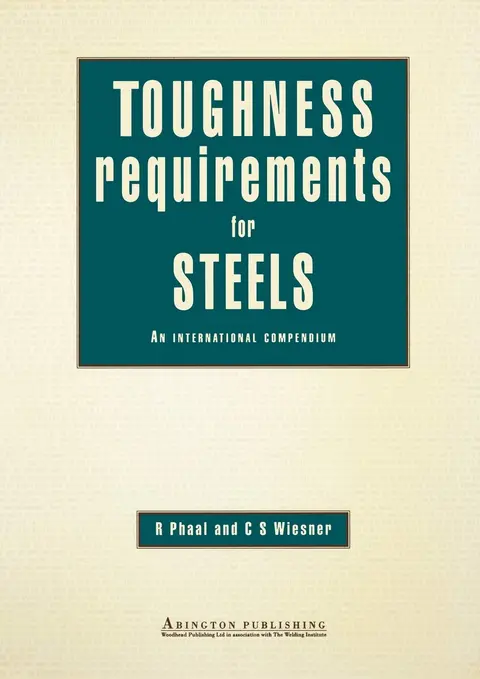 Cover of Toughness Requirements for Steels