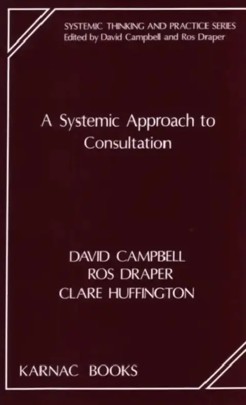 Cover of A Systemic Approach to Consultation