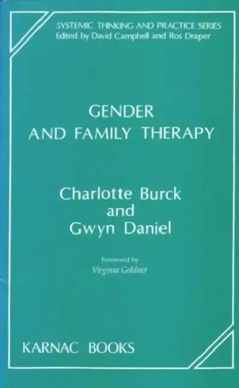 Cover of Gender and Family Therapy