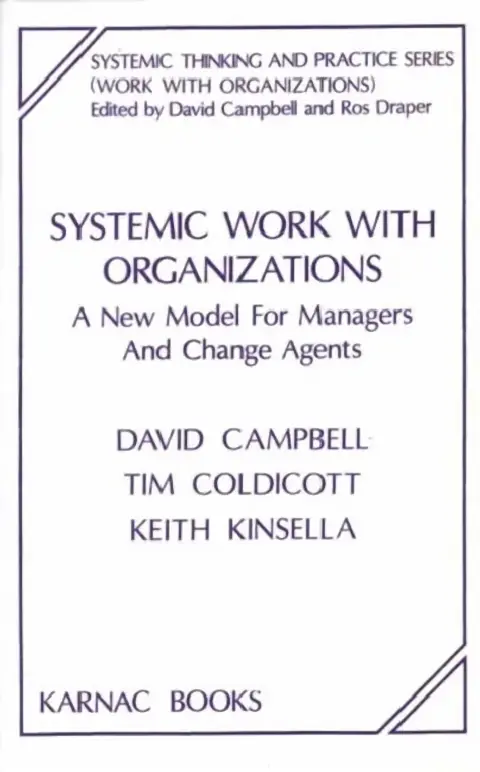 Cover of Systemic Work with Organizations