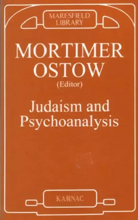 Cover of Judaism & Psychoanalysis