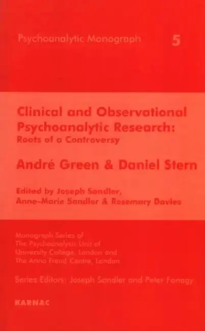 Cover of Clinical and Observational Psychoanalytic Research