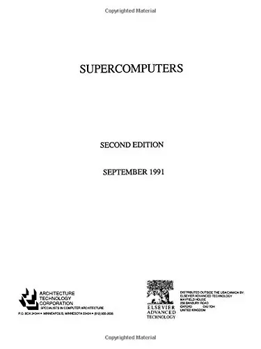 Cover of Supercomputers