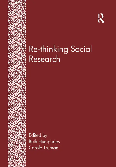 Cover of Re-Thinking Social Research
