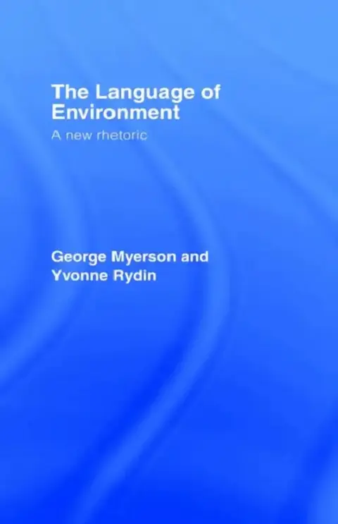 Cover of The Language Of Environment