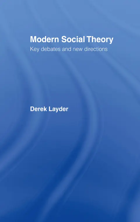 Cover of Modern Social Theory
