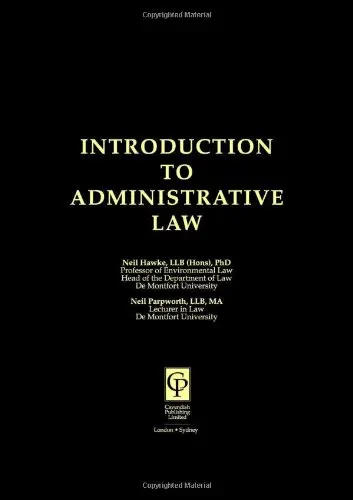 Cover of Introduction to Administrative Law
