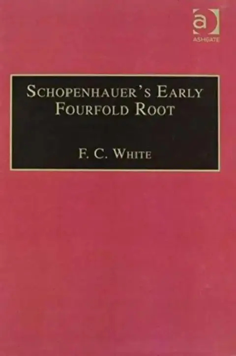Cover of Schopenhauer's Early Fourfold Root